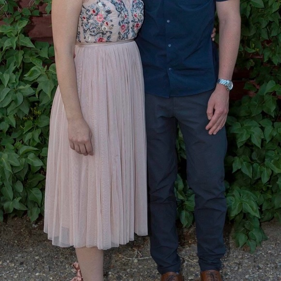 Occasion (Dex) Embroidered Strap Dress - Picture 9 of 9